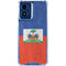 Haitian Flag Distressed Moto G Play 4G (2024) Clear Case
